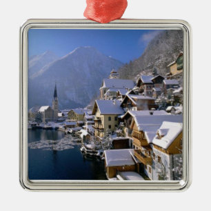 HALLSTATT ÖSTERREICH SILBERNES ORNAMENT