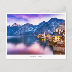 Hallstatt village Autriche, Carte postale de vacan