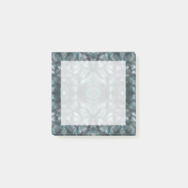 Hallways Green Abstract Watercolor Art Post-it Klebezettel