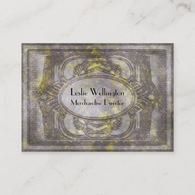 Halmorte Bohemisches einzigartiges berufliches Visitenkarte (Vorderseite)