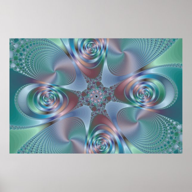 Halo - Fraktal Poster (Vorne)