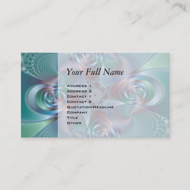 Halo - Fraktal Visitenkarte (Vorderseite)