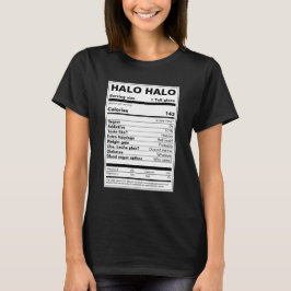 Halo-halo-Nährwertdaten - Fakten T-Shirt