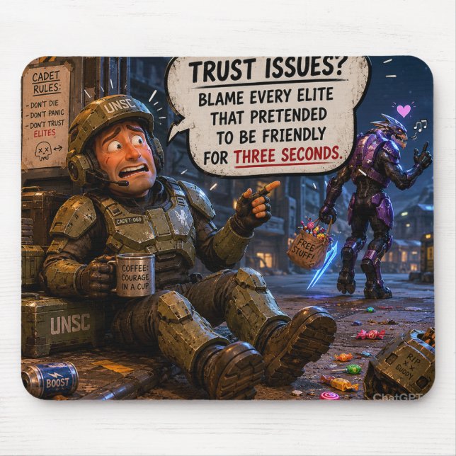 Halo-Mauspad Mousepad (Vorne)