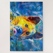 Halo: Portrait eines deutschen Hirten