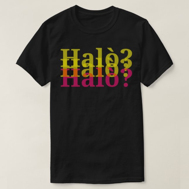 Halo T-Shirt (Design vorne)