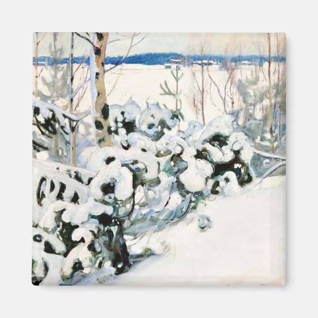 Halonen - Winter in Kinahmi Magnet (Vorne)