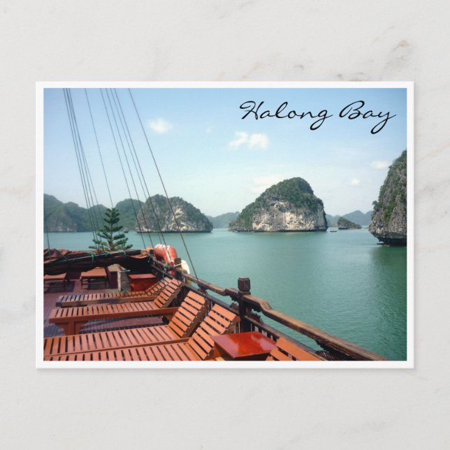 Halong-Bucht Postkarte (Vorderseite)