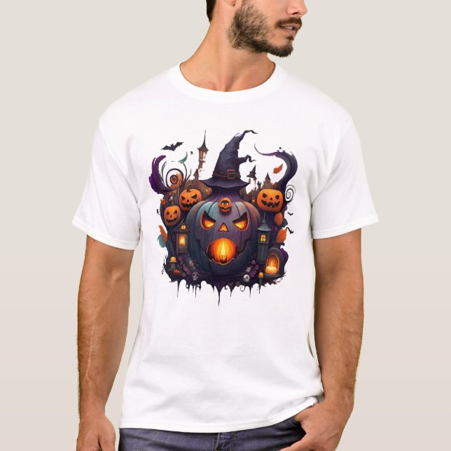 HALOWEEN BASIC-T-SHIRT T-Shirt (Vorderseite)