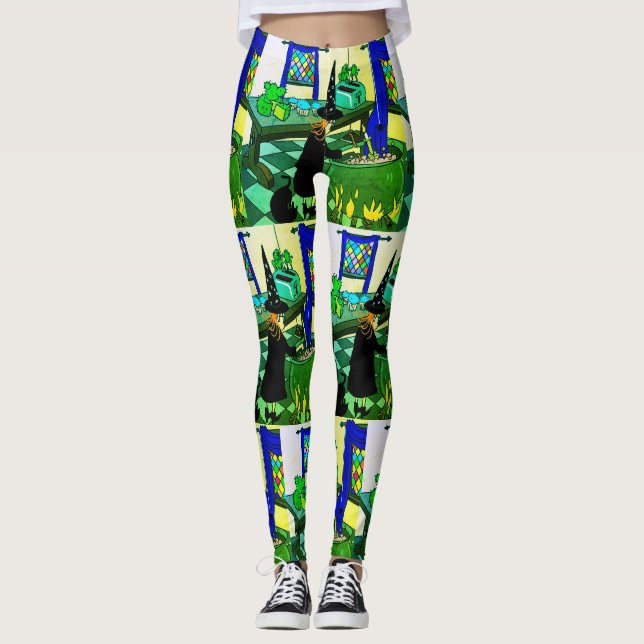 HaLowEEn-Leggings von dalDesignNZ Leggings (Vorderseite)