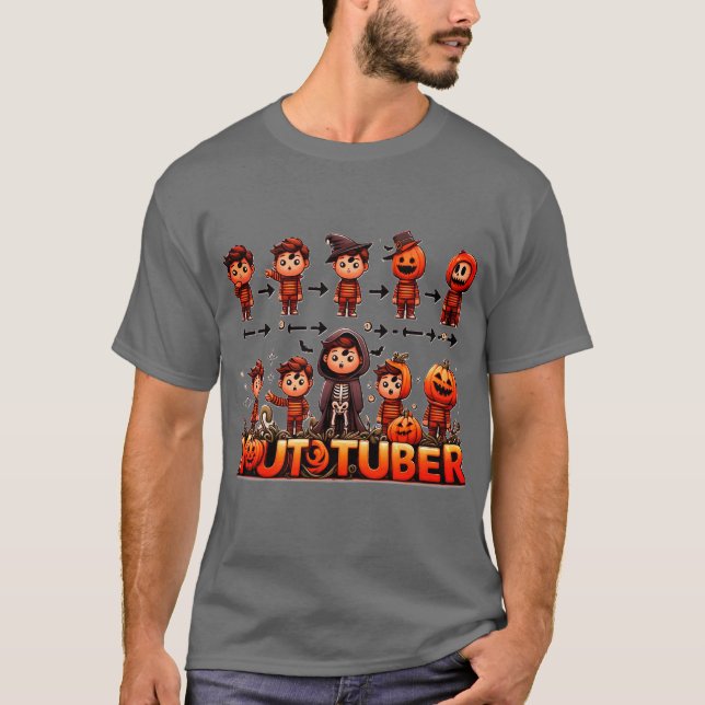 haloween T-shirt youtuber (Devant)