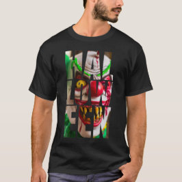 Haloween Text Clowabbild T-Shirt