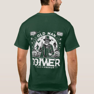 haloween vieux homme puissance T-shirt