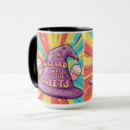 Haloween Wizard Weg zu den Süßigkeiten Tasse