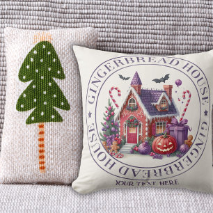 Halowmas Gingerbrot House I WeihnachtsHalloween Kissen