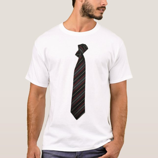 Hals-Krawatten-Shirt T-Shirt (Vorderseite)