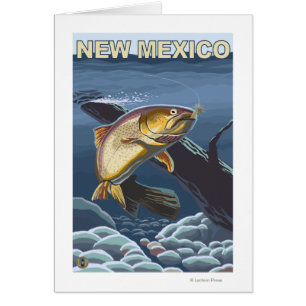 Halsabschneiderische Forelle FishingNew Mexiko