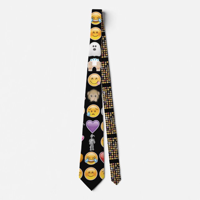 Halsband Emoji mens Krawatte (Vorderseite)