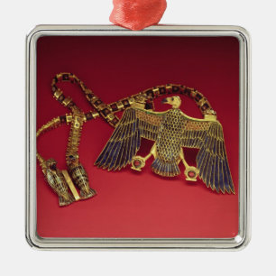 Halskette mit Geieranhänger Ornament Aus Metall