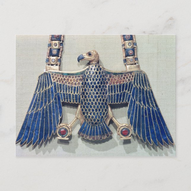 Halskette mit Geieranhänger Postkarte (Vorderseite)