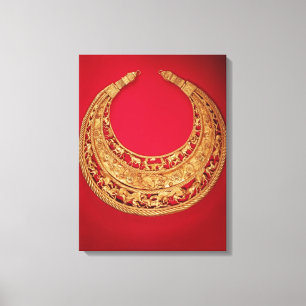 Halskette mit Hirtenszenen Leinwanddruck