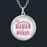 Halskette - Muttertag<br><div class="desc">Mutter: Beste Mutter der Welt. Idee Geschenk zum Geburtstag Ihrer Mutter oder zum Feiern der Meres Party...  zu schenken oder sich zu amüsieren. Verfügbar für Frauen als Halsketten... </div>