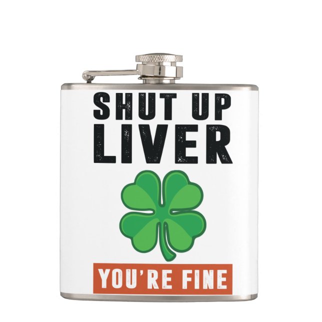 Halsleber Flachmann (Vorderseite)