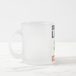 Halsleber Mattglastasse