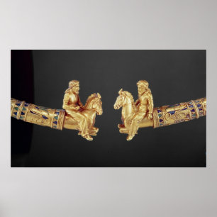 Halsring in Form von Scythian Reitern Poster
