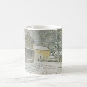 Halstead Road in Snow (von Eric Ravilious) Kaffeetasse