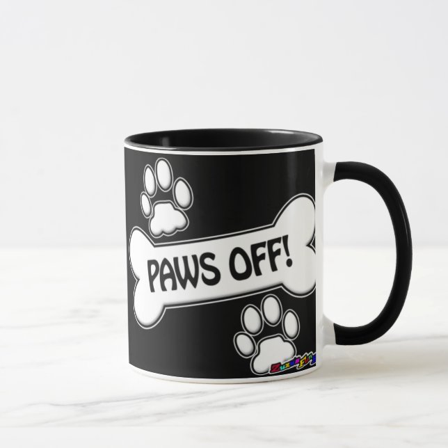 Halt ab! -Tasse Tasse (Rechts)