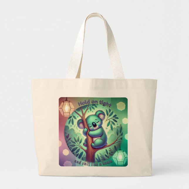 Halt an der Spitze - Kill wie ein Koala Jumbo Stoffbeutel (Vorne)