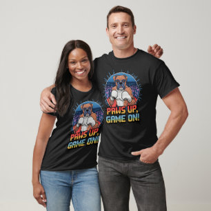 Halt auf, mach! - Boxer Dog Boxing Arcade T-Shirt