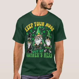 Halt Deine Nase Heraus Lustiger Gnom Lebens Humor T-Shirt