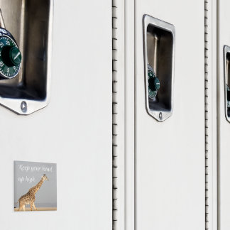 Halt deinen Kopf hoch Magnet