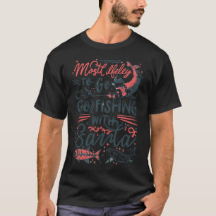 Halt Den Mund Und Fische Lustiges Geschenk Für Ang T-Shirt
