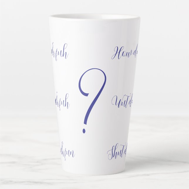 Halt Die Fresse Cup Milchtasse (Vorderseite)