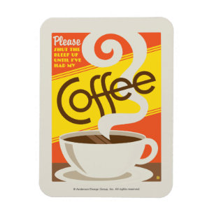 Halt die Klappe Kaffee Magnet