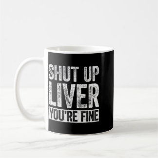 Halt Die Klappe Leber Feines Shirt Lustige Männer Kaffeetasse