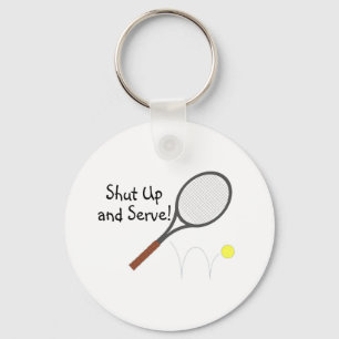 Halt die Schnauze und Aufschlag 2 Schlüsselanhänger