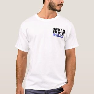 HALT DIE SCHNAUZE UND ROLLEN Sie (Würfel) T-Shirt