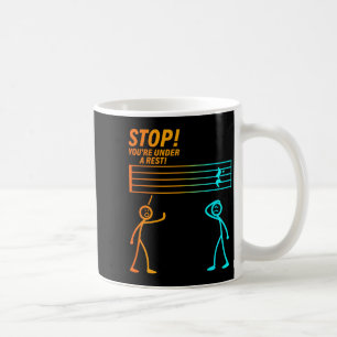 Halt, du hast Arrest _ Lustiger Musiklehrer Kaffeetasse