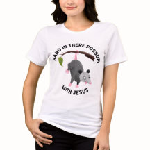 Halt durch mit Jesus süßes Opossum christlich