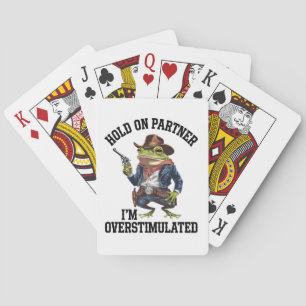 Halt Durch Partner Ich Bin Überstimuliert Cowboy F Spielkarten