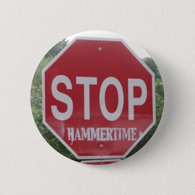 HALT: hammertime Button (Vorderseite)