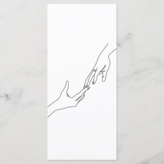 Halt meine Hand! Menükarte