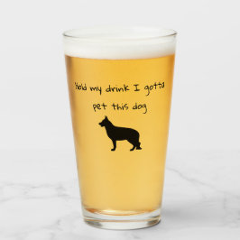 Halt meine Tasse, ich muss diesen Schäfer Glass Cu Glas