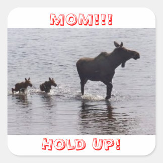 Halt!! Moose Stickers