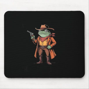 Halt Partner Ich Bin Überstimuliert Frosch Cowboy Mousepad