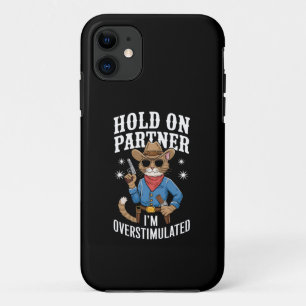 Halt Partner, ich bin überstimuliert Retro Western Case-Mate iPhone Hülle